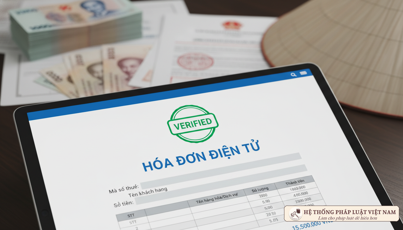 Giao diện hóa đơn điện tử hiện đại