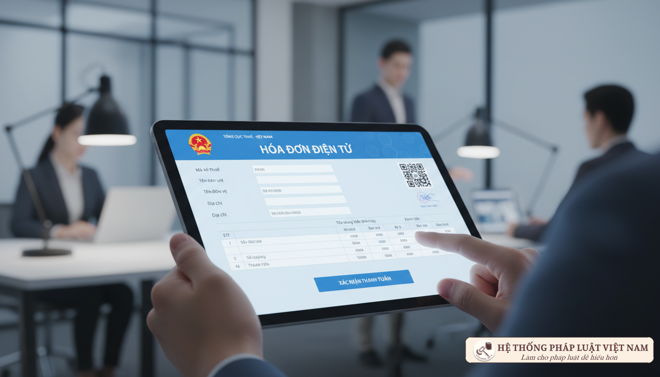 Giao diện phần mềm hóa đơn điện tử hiện đại