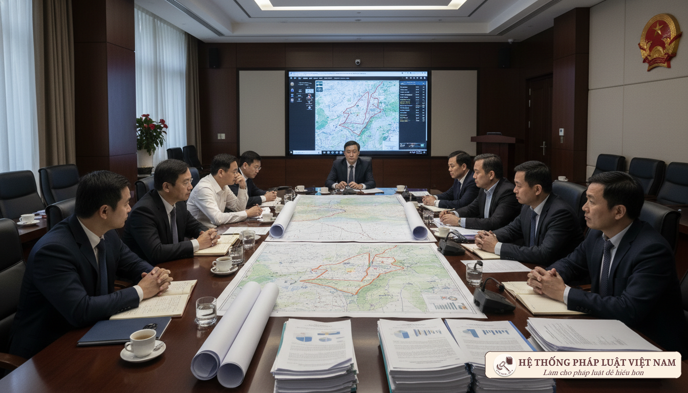 Hội đồng thẩm định giá đất cấp xã làm việc