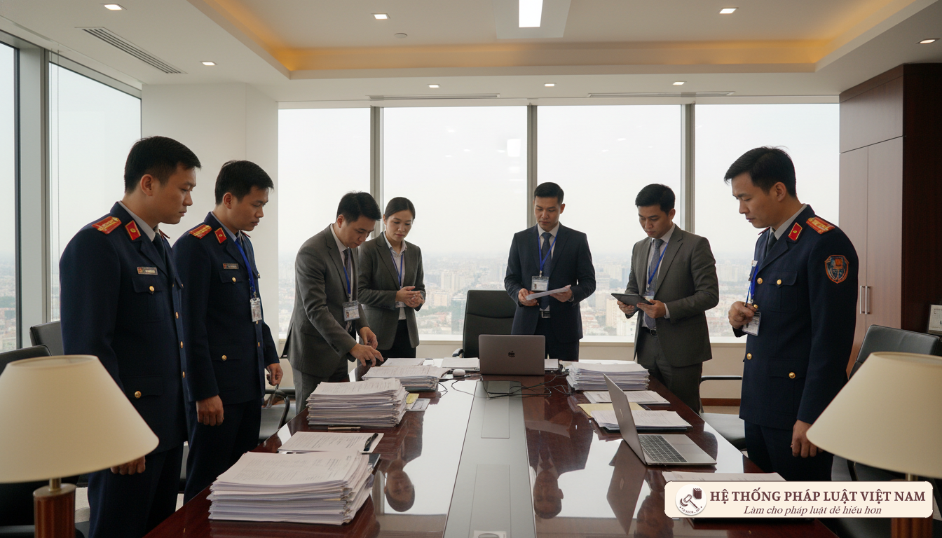 Lực lượng chức năng kiểm tra hoạt động bảo hiểm Kiểm tra vi phạm bảo hiểm