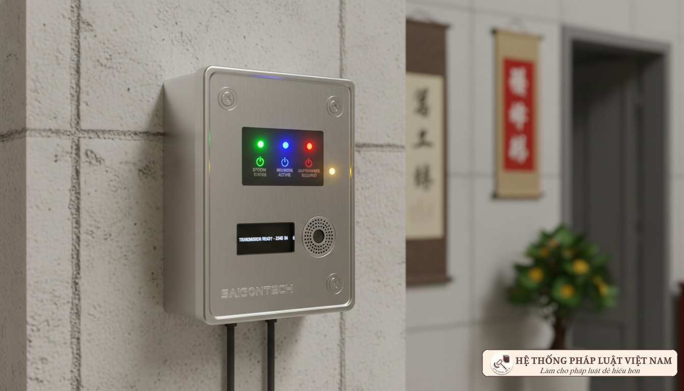 Thiết bị truyền tin báo cháy hiện đại