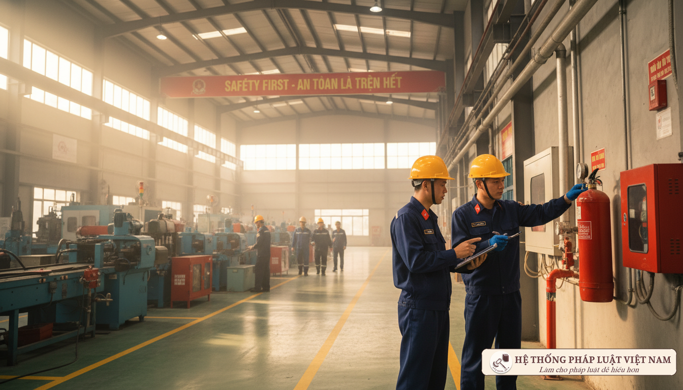 Kiểm tra an toàn PCCC tại doanh nghiệp