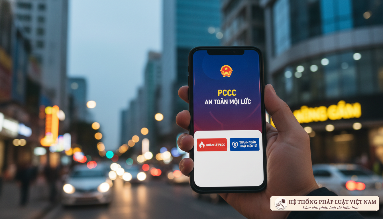 Ứng dụng di động xử phạt vi phạm PCCC trực tuyến