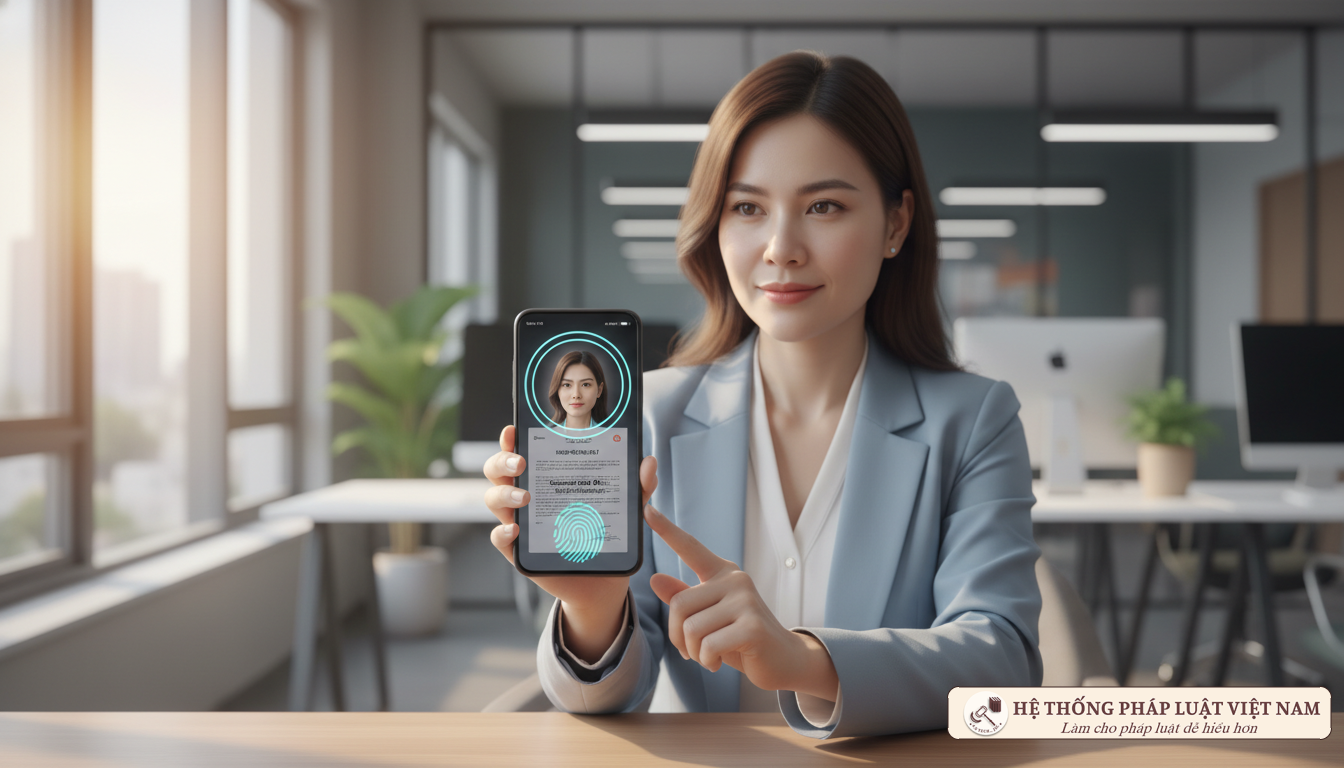 Xác thực sinh trắc học trong xử phạt hành chính