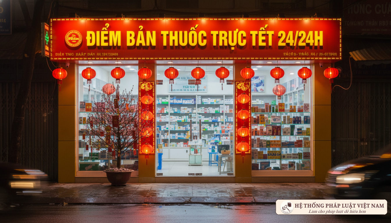 Người dân an tâm đón Tết Kỷ Hợi 2019: Công bố danh sách các điểm bán thuốc trực chiến 24/24h trên toàn quốc
