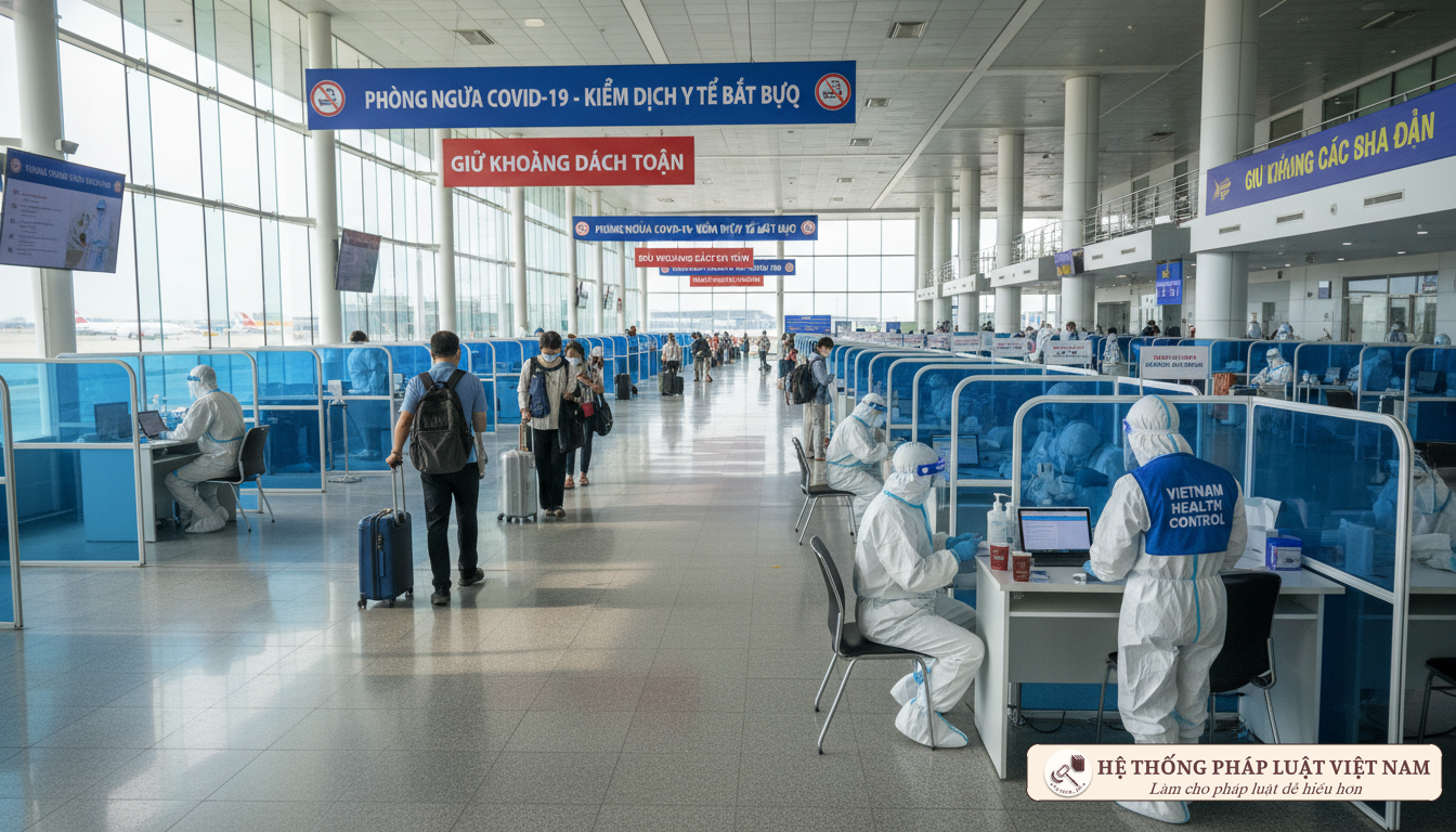 Khu vực cách ly tại sân bay quốc tế
