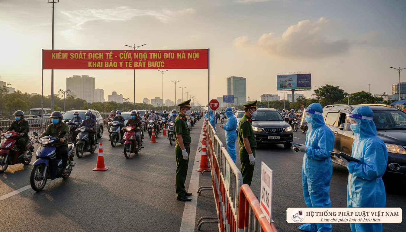 Hà Nội &quot;siết chặt&quot; cửa ngõ sau kỳ nghỉ lễ 30/4: Quên khai báo y tế, người dân đối mặt mức phạt tiền triệu
