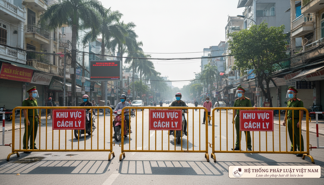 Chốt kiểm soát dịch COVID-19 tại Việt Nam