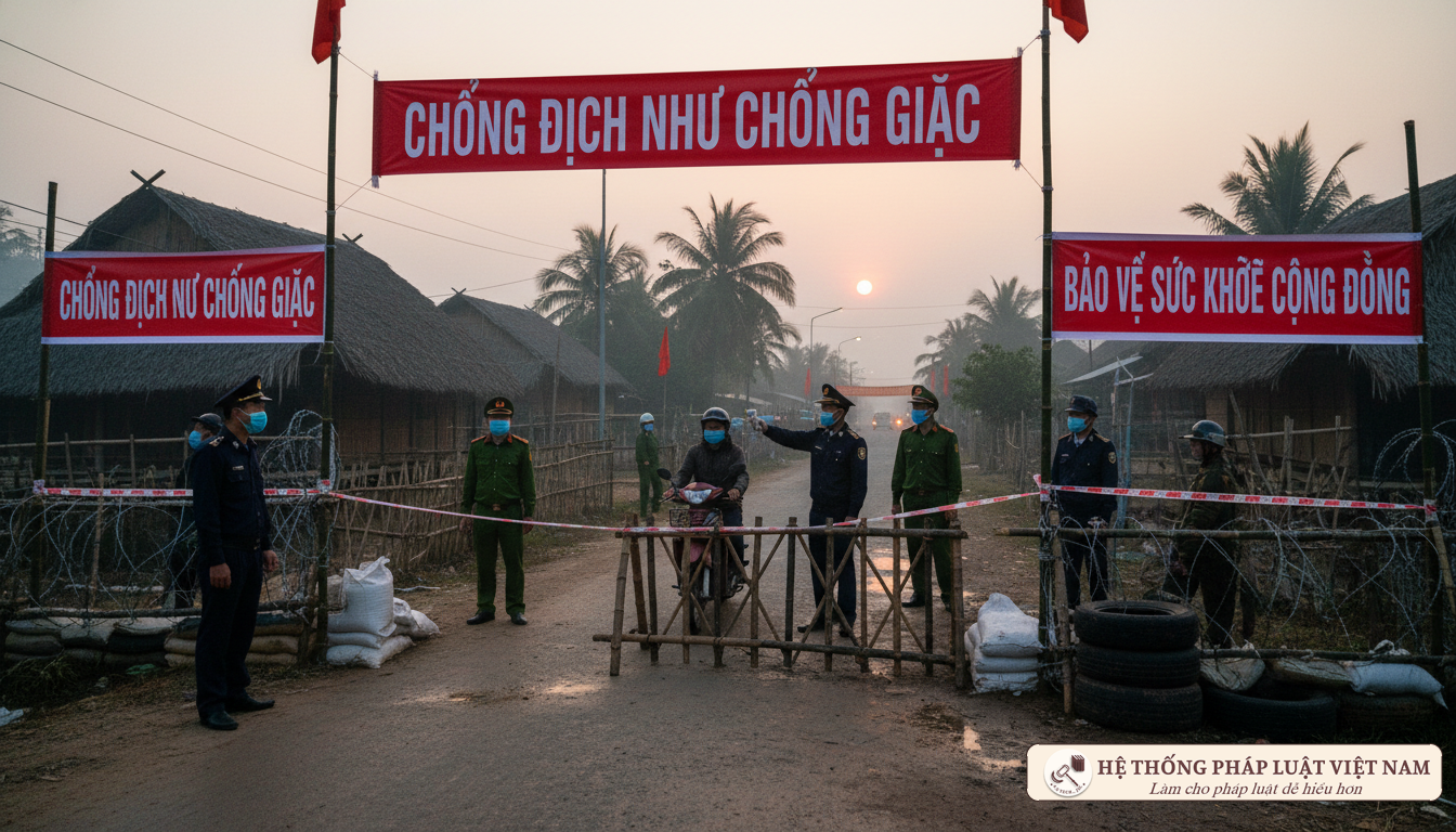 Chốt kiểm soát dịch bệnh COVID-19 tại Việt Nam