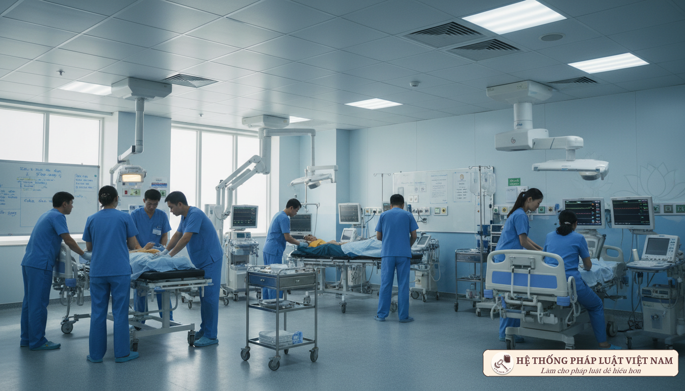 Phòng cấp cứu bệnh viện sẵn sàng trực lễ