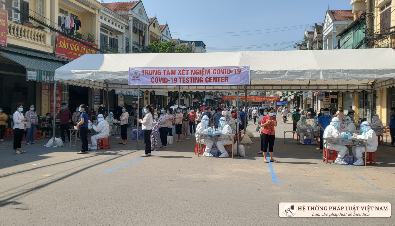 Điểm xét nghiệm COVID-19 tại Việt Nam năm 2021