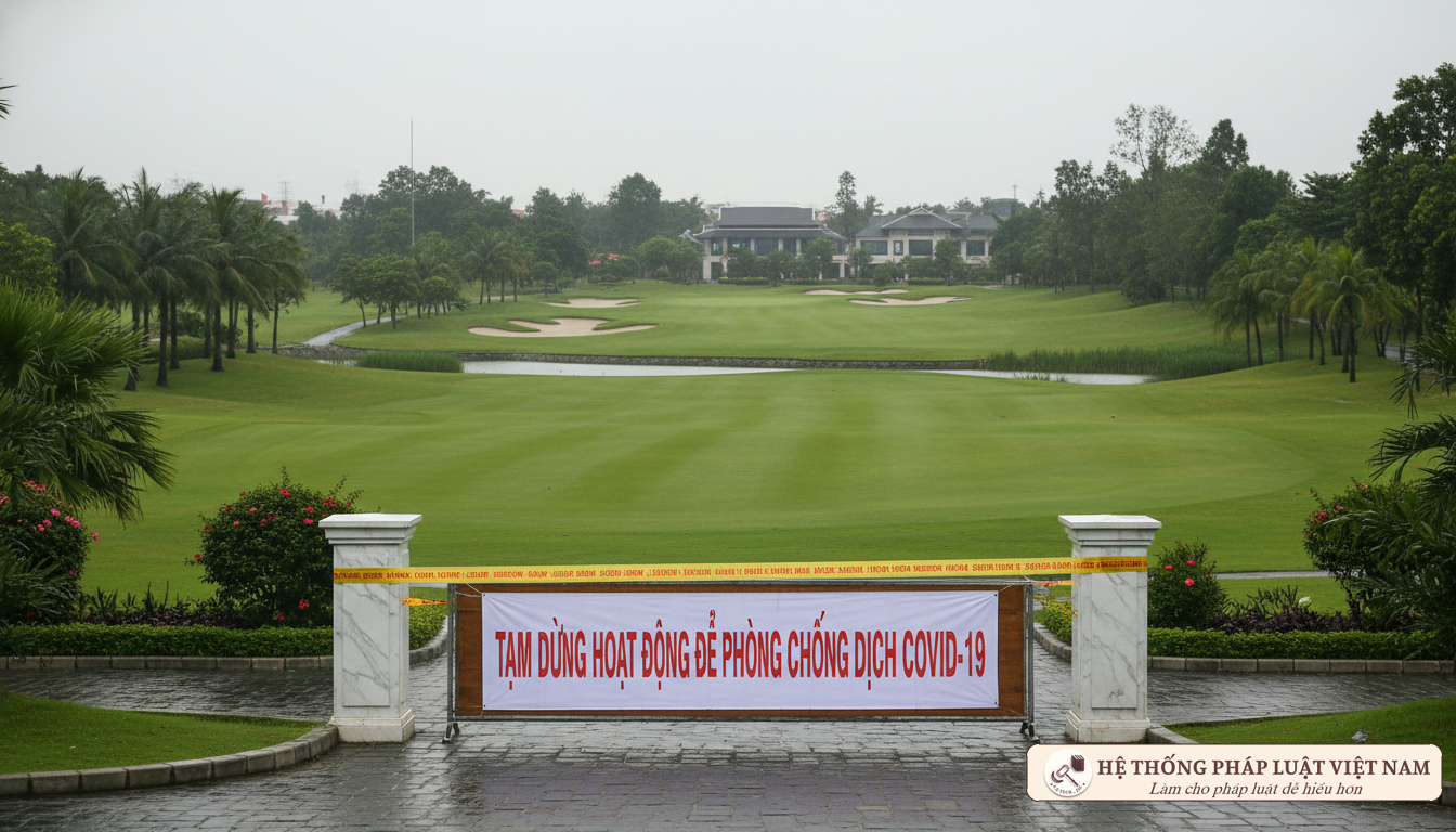 Hà Nội &quot;hỏa tốc&quot; dừng hoạt động sân golf từ 12h ngày 13/5: Quyết liệt ngăn chặn làn sóng dịch bệnh mới
