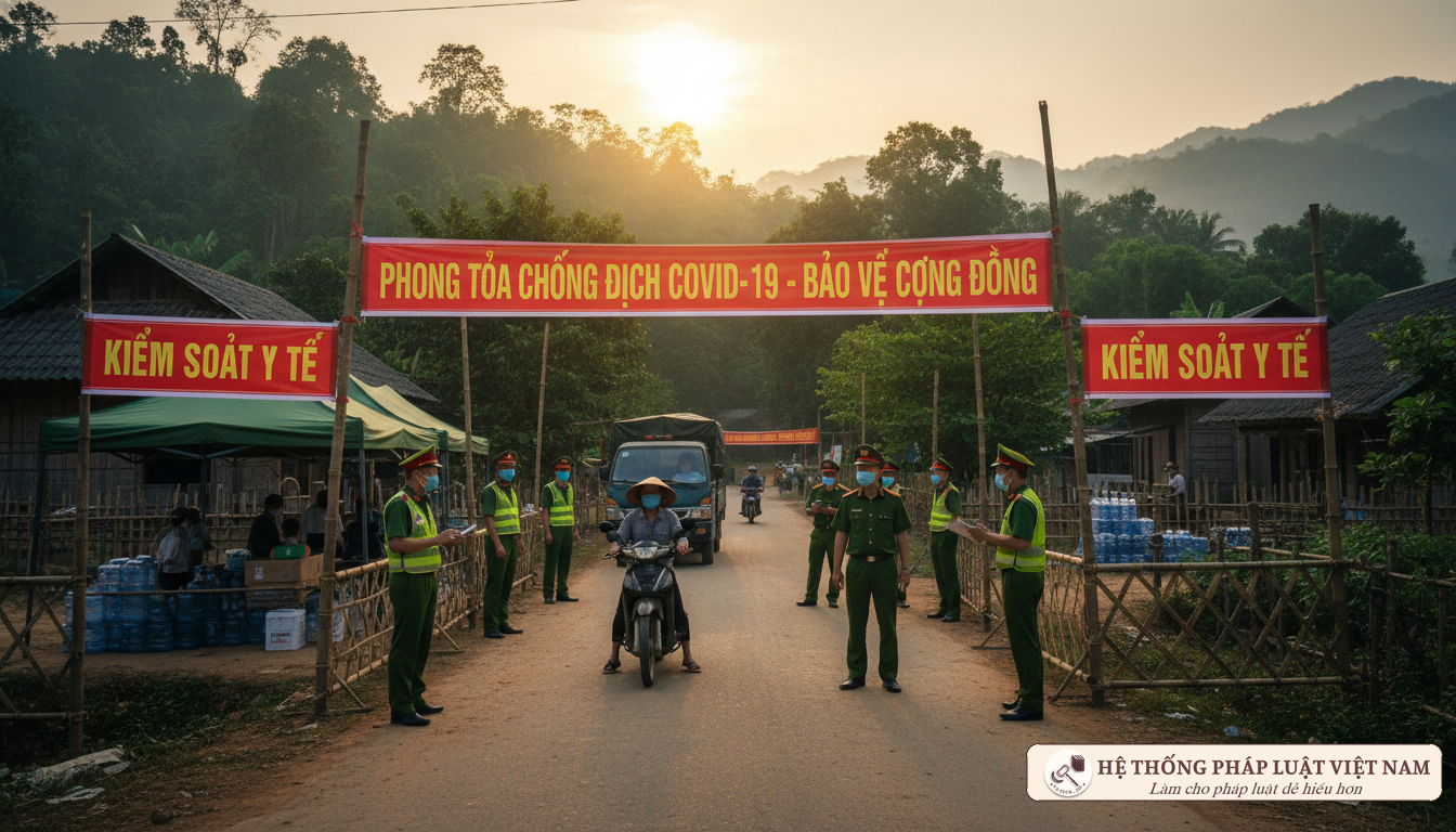 Chốt kiểm soát dịch bệnh COVID-19