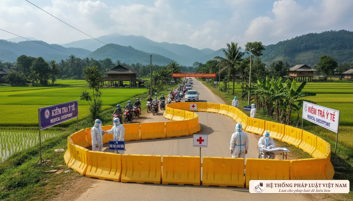 Chốt kiểm soát dịch bệnh COVID-19 tại Việt Nam