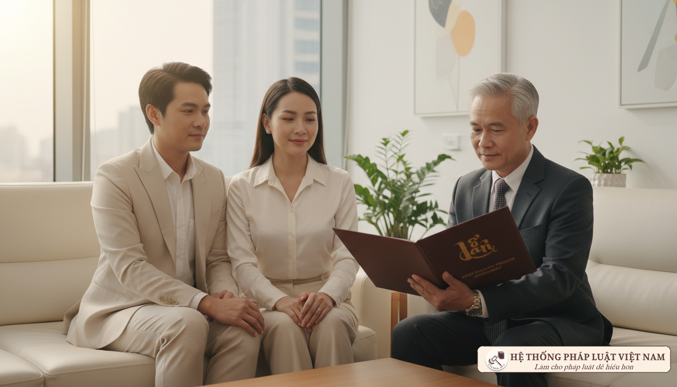 Thỏa thuận phân chia tài sản Vợ chồng thỏa thuận chia tài sản