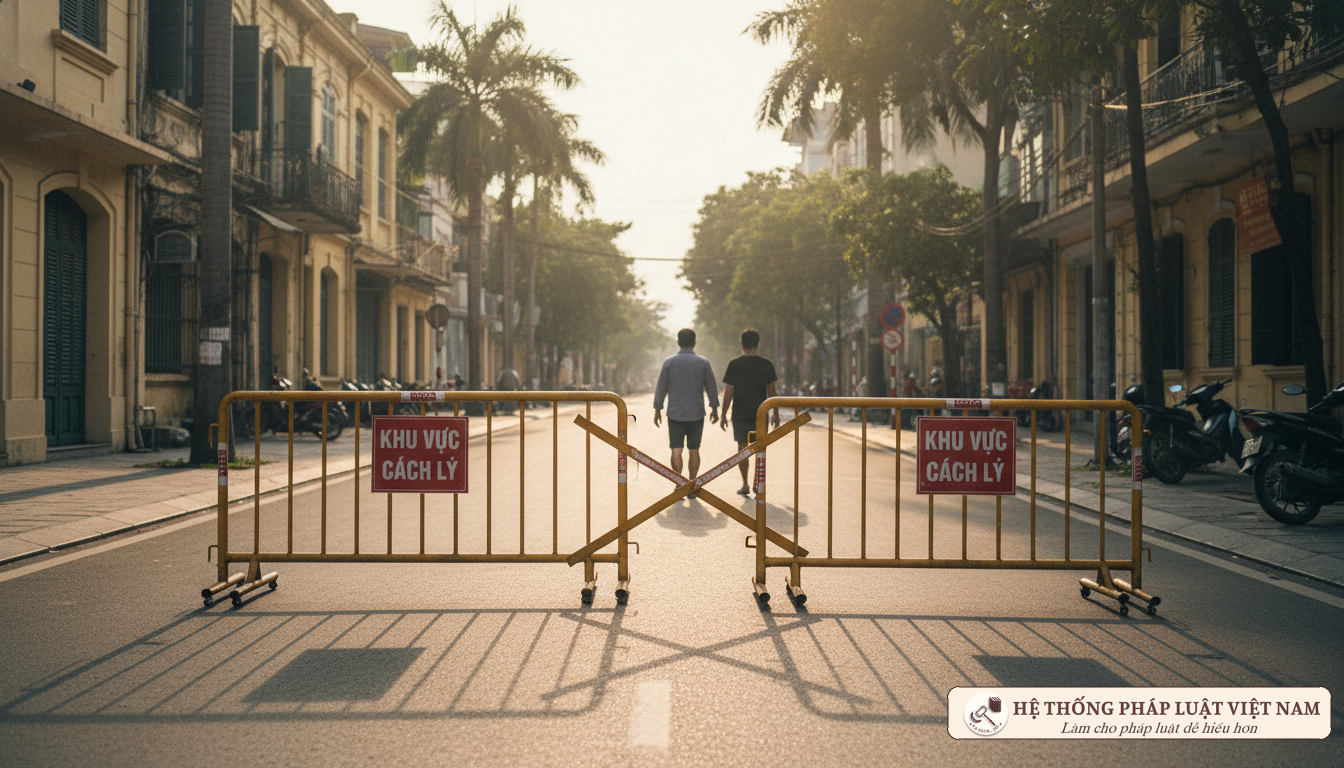 Khu vực phong tỏa tại TP. Hồ Chí Minh tháng 6/2021