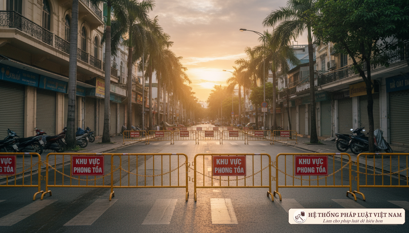 Khu vực phong tỏa tại TP. Hồ Chí Minh năm 2021