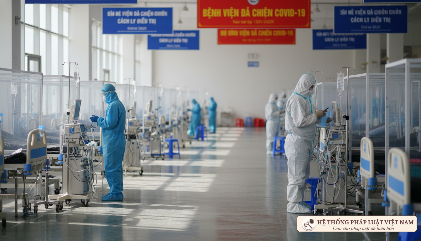 Bên trong khu điều trị bệnh nhân COVID-19 tại Việt Nam