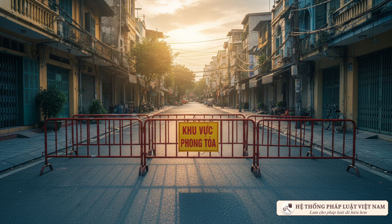 Phong tỏa phòng chống dịch COVID-19 Khu vực phong tỏa y tế tại Việt Nam năm 2021