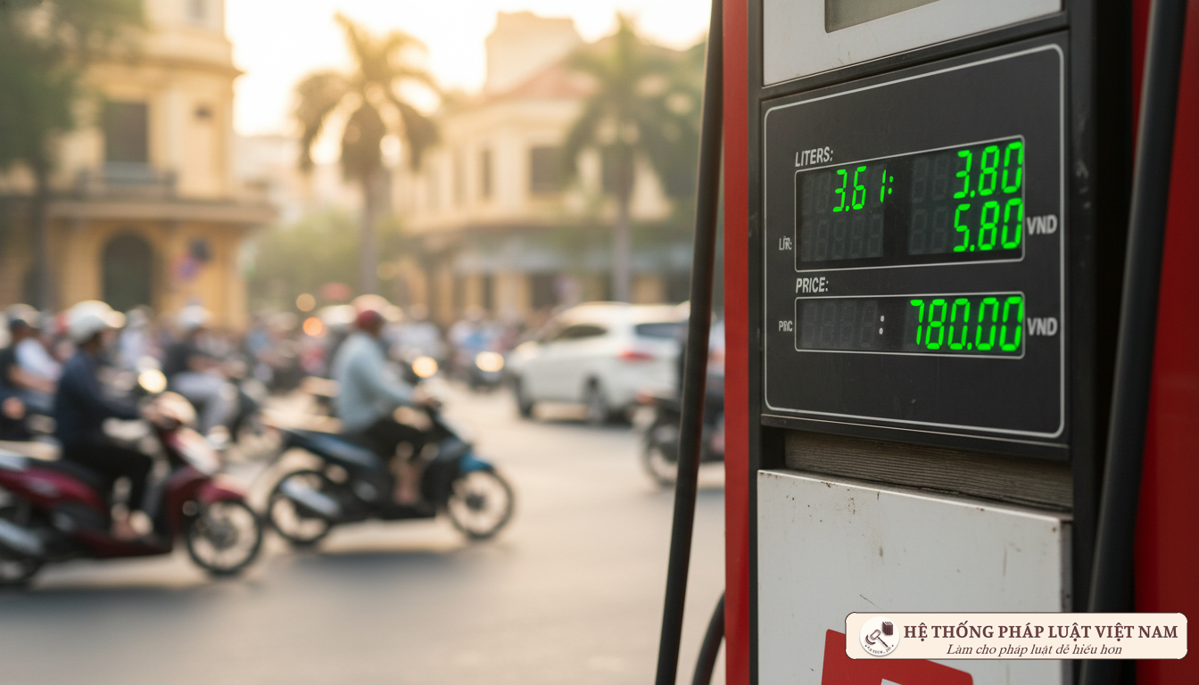 Cận cảnh trụ bơm xăng dầu