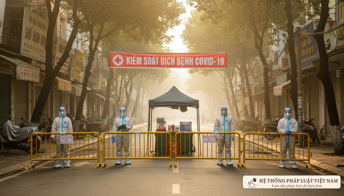 Chốt kiểm soát dịch COVID-19 tại Việt Nam