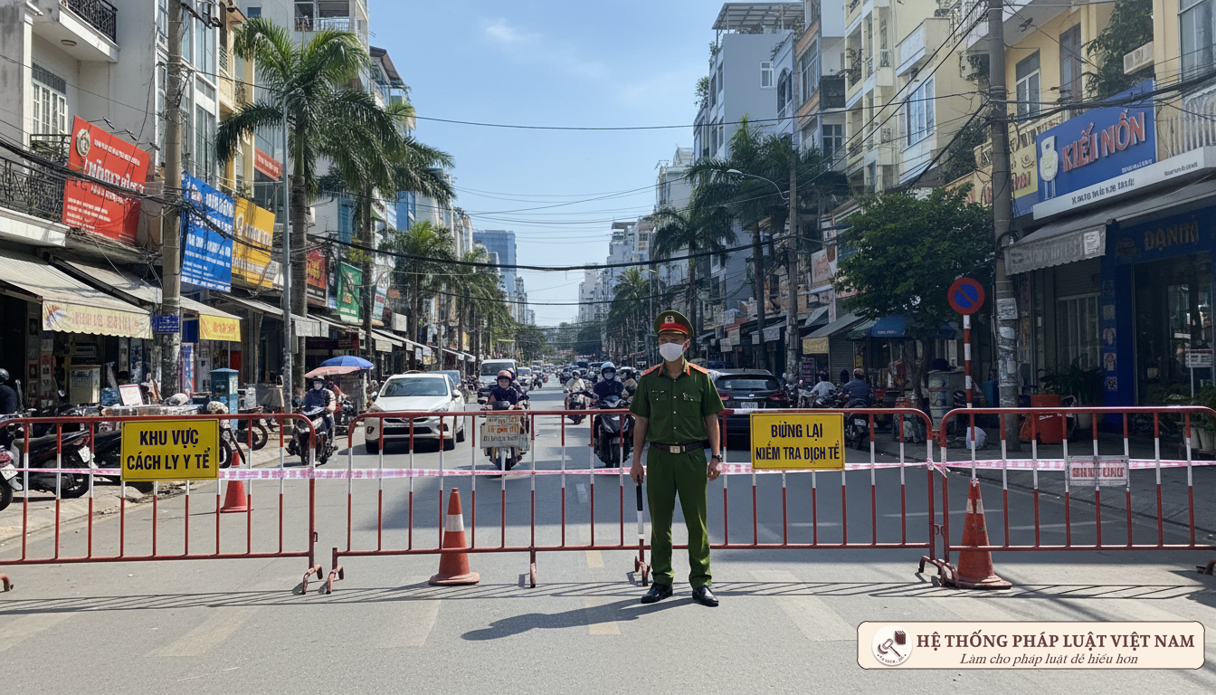 Chốt kiểm soát dịch COVID-19 tại Việt Nam