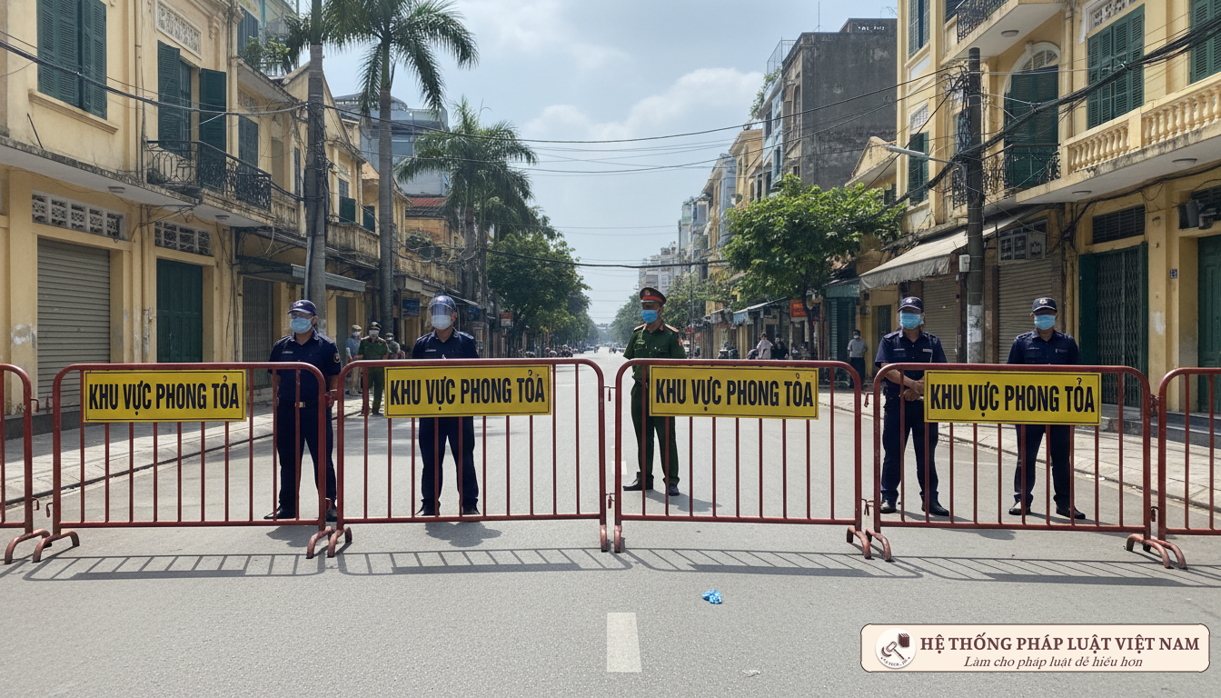 Khu vực phong tỏa tại TP.HCM tháng 6 năm 2021