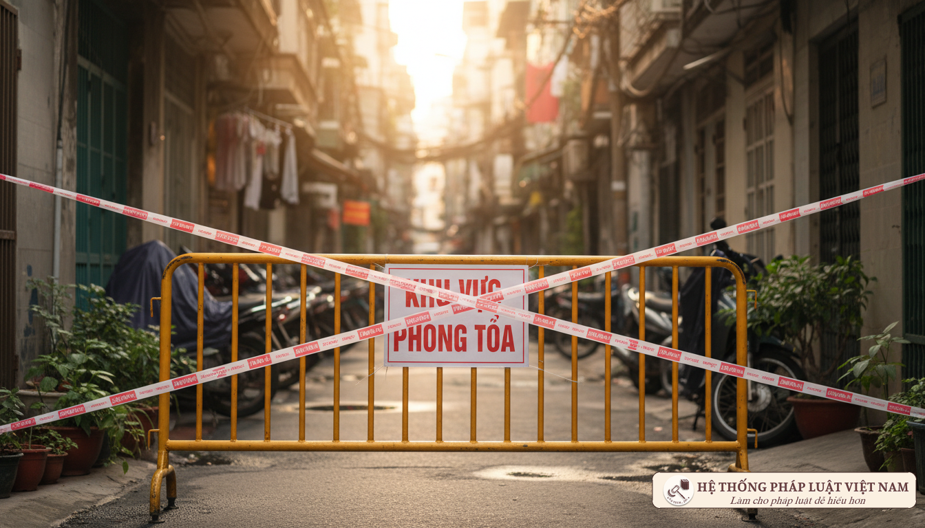 Khu vực phong tỏa tại TP.HCM tháng 6 năm 2021