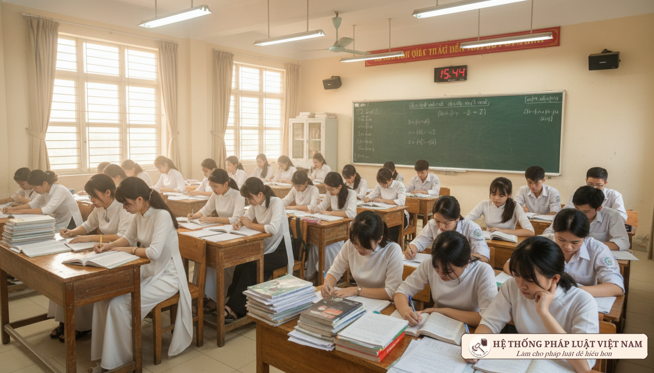 Thí sinh chuẩn bị thi tốt nghiệp THPT 2021