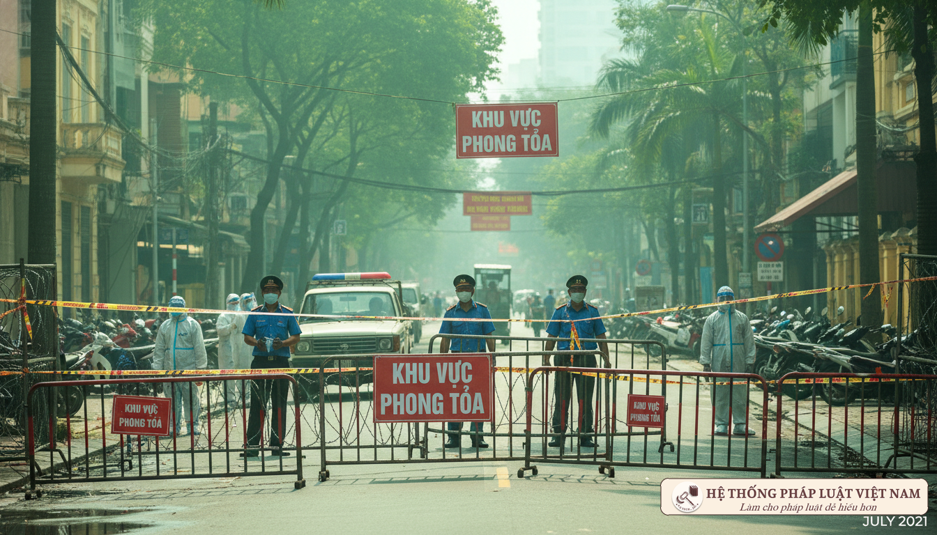 Khu vực phong tỏa tại TP.HCM trong đại dịch COVID-19