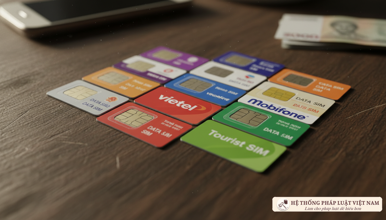 Các loại SIM card nhà mạng Việt Nam 2018