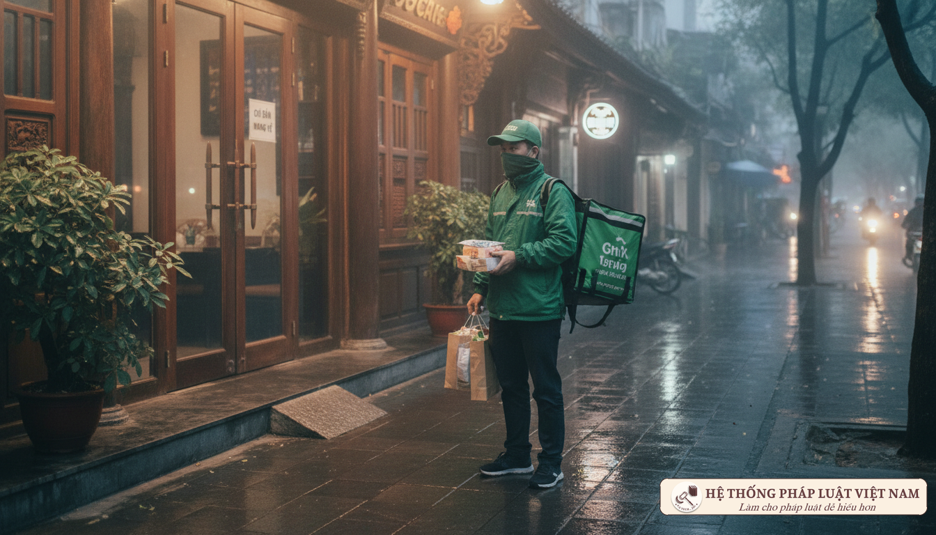Shipper giao hàng tại Hà Nội