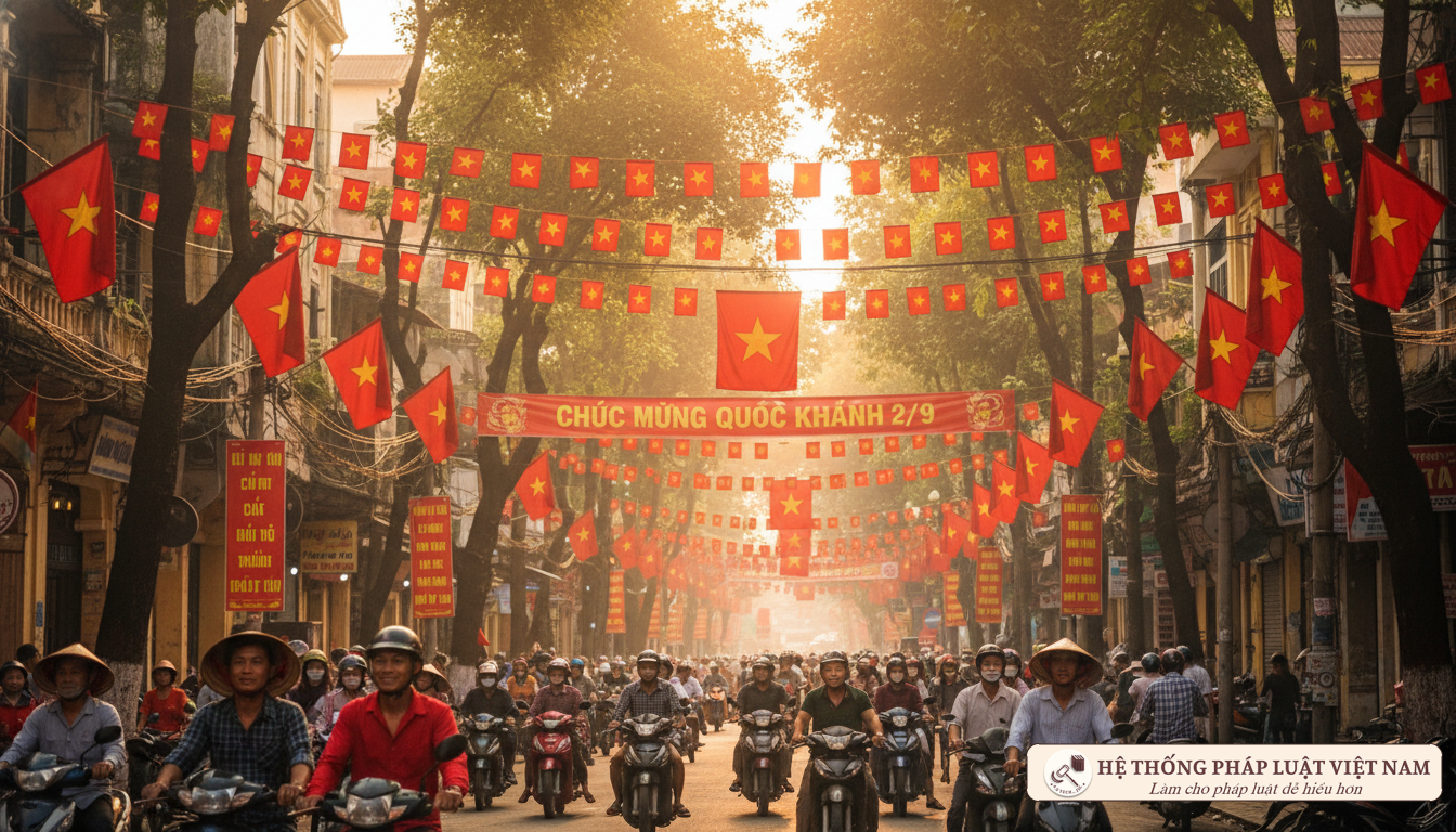 Hà Nội và TP.HCM rực rỡ sắc đỏ: Lịch treo cờ Tổ quốc và nghỉ lễ 2/9 bạn cần biết
