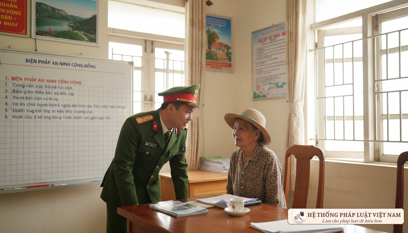 Công an hướng dẫn người dân phòng chống lừa đảo