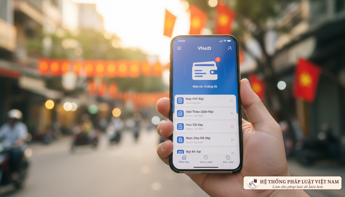 Ứng dụng VNeID hỗ trợ nhận quà an sinh xã hội