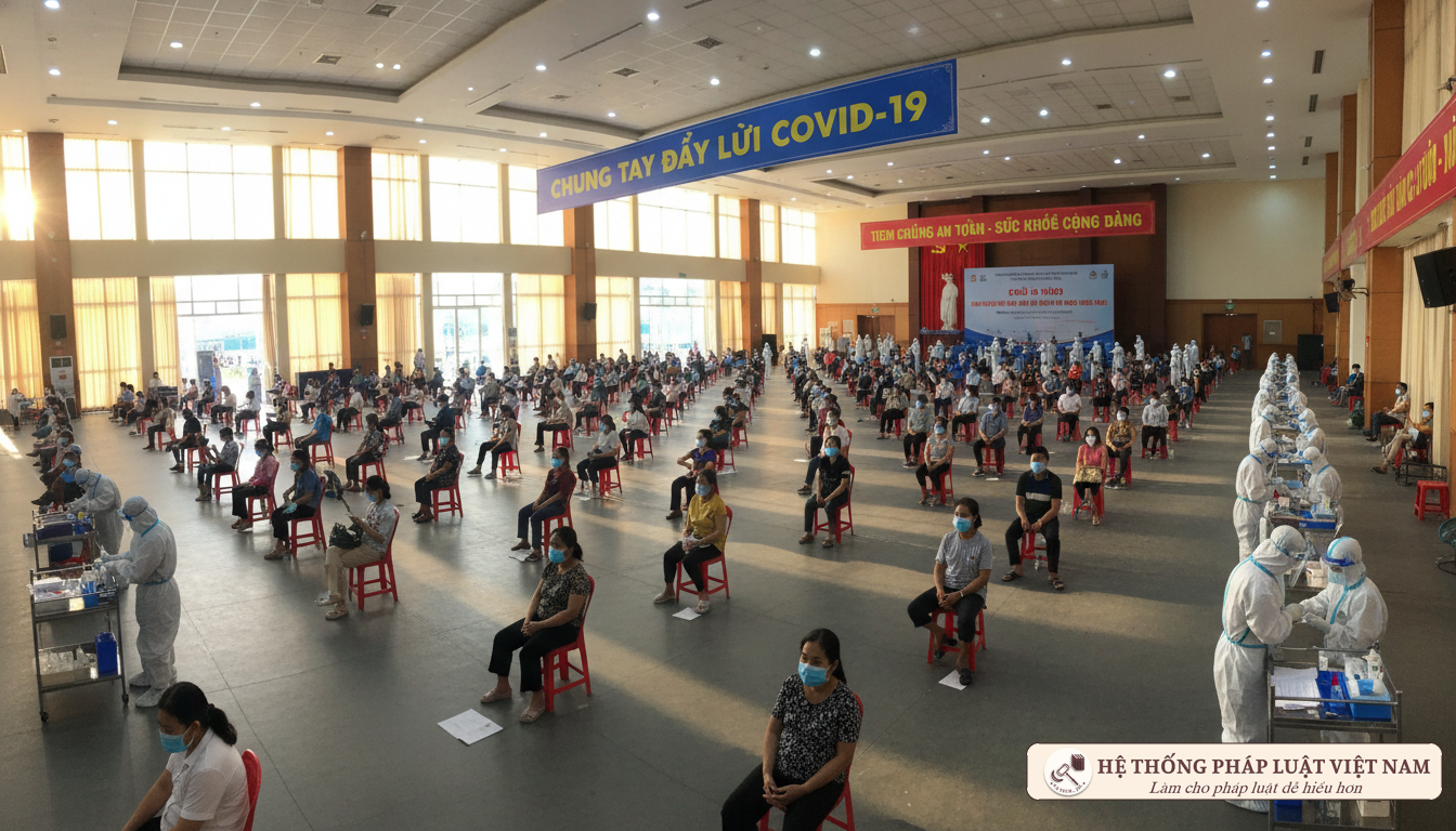 Điểm tiêm chủng vaccine COVID-19 tại Việt Nam tháng 9 năm 2021