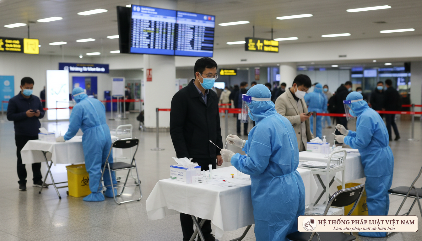 Xét nghiệm PCR cho khách nhập cảnh tại sân bay