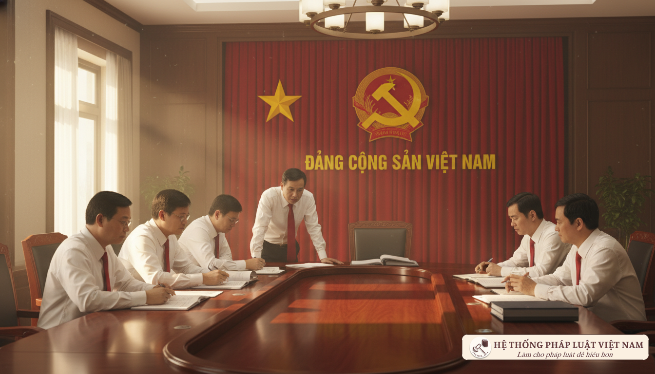 Đảng viên thảo luận về quy định mới