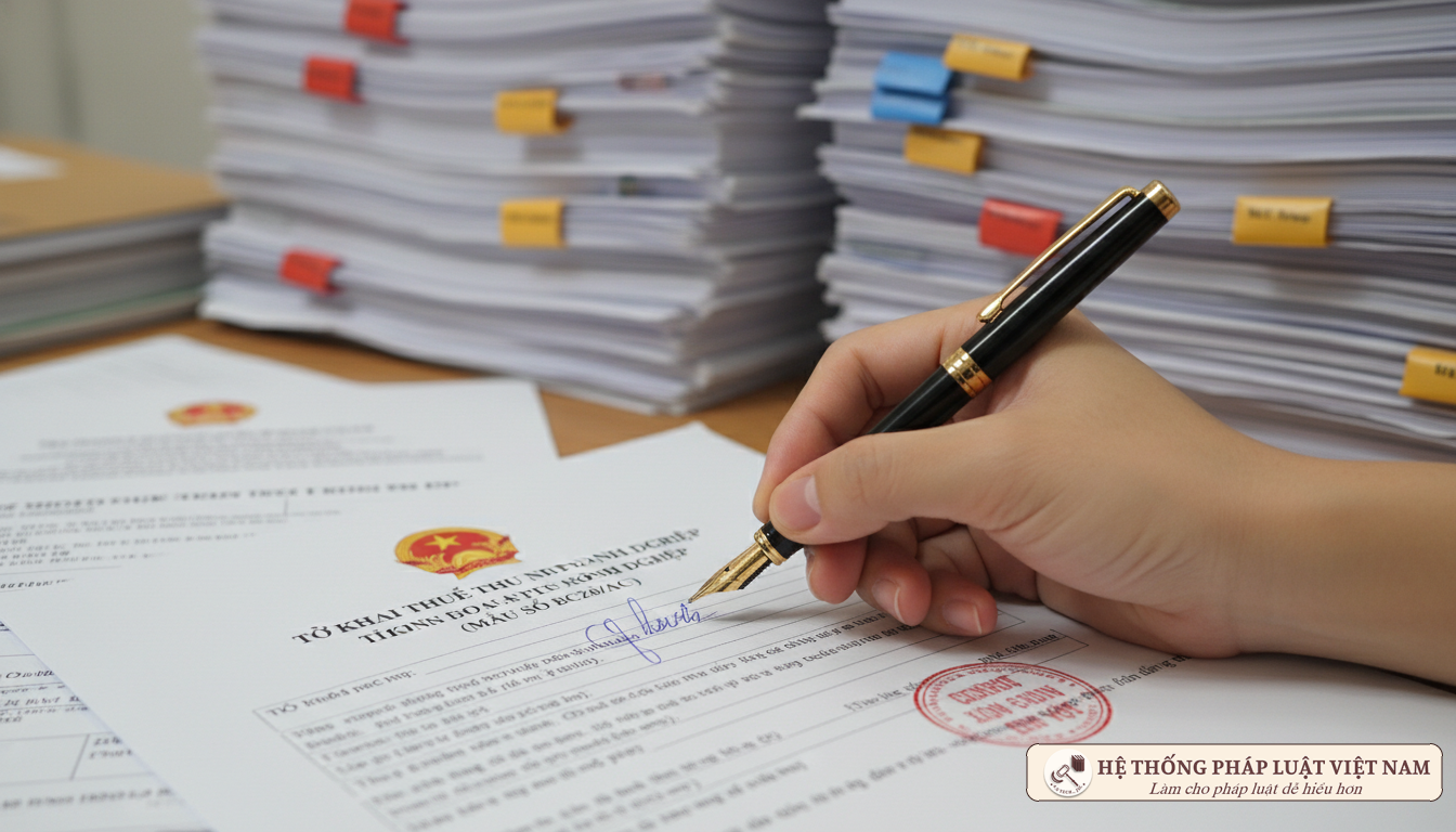 Ký duyệt báo cáo tình hình sử dụng hóa đơn