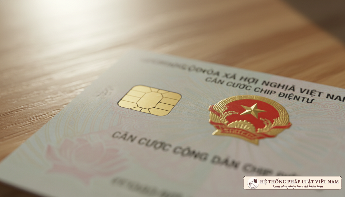 Cận cảnh thẻ Căn cước công dân gắn chip điện tử