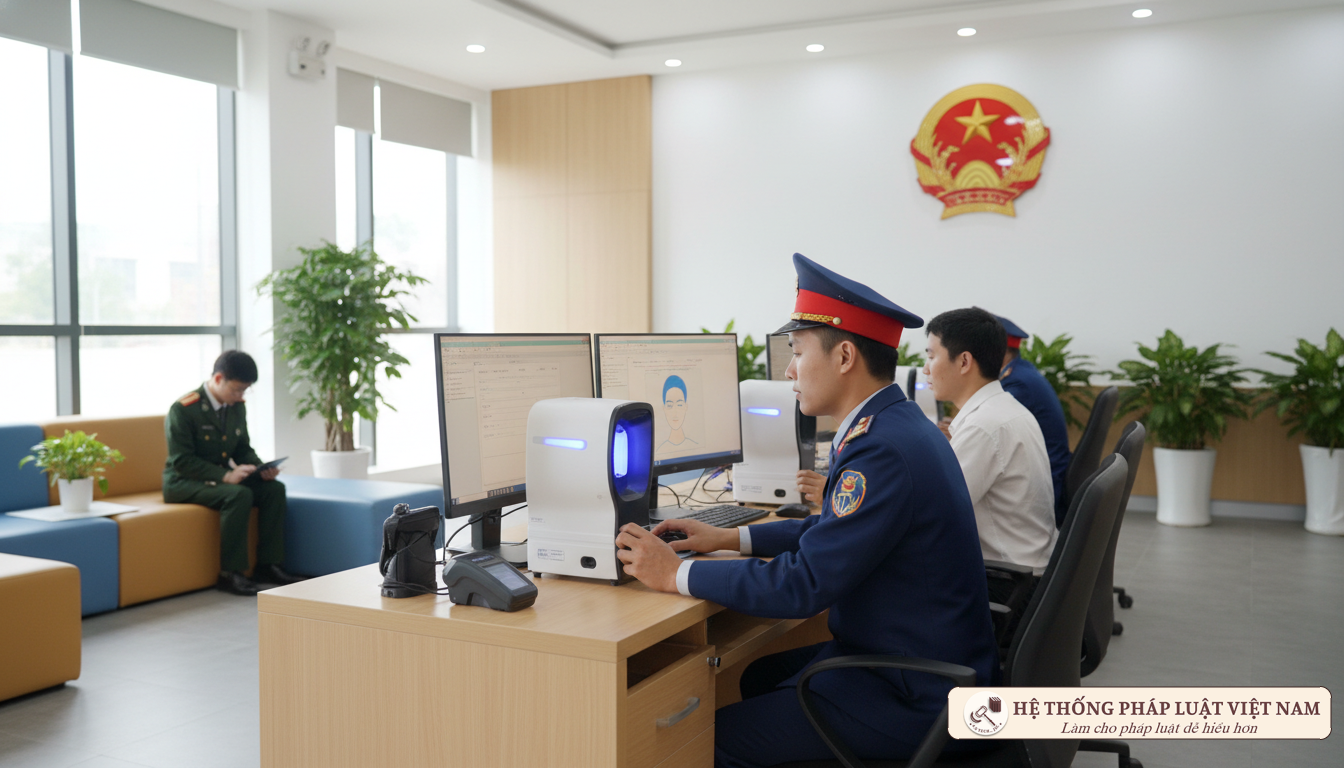 Cán bộ công an hỗ trợ dân cư