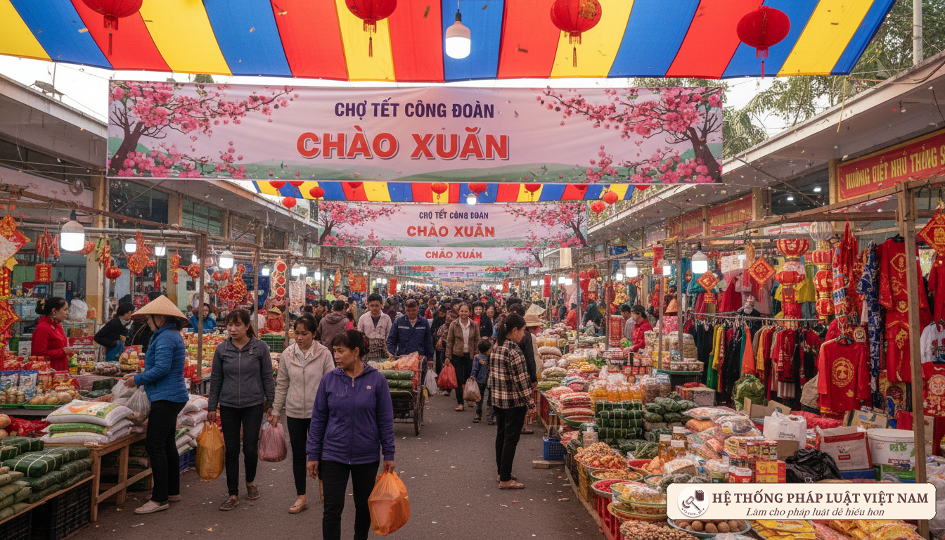 Chợ Tết Công đoàn Xuân 2026