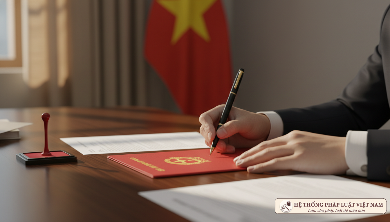 Ký kết hợp đồng tặng cho đất
