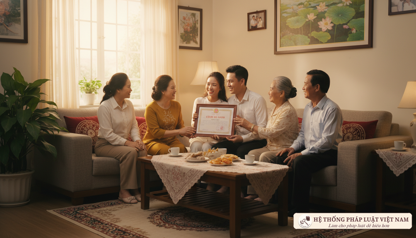 Gia đình Việt Nam hạnh phúc