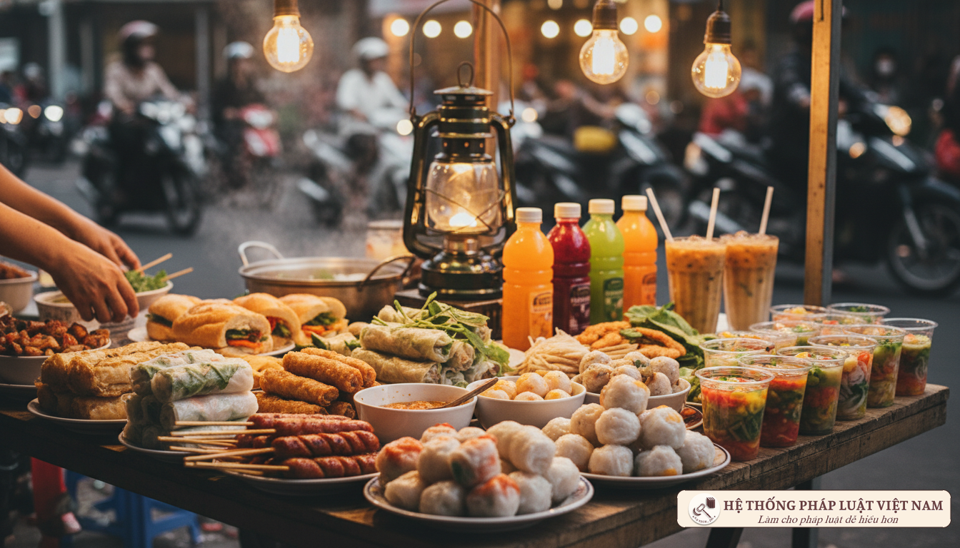 Bán quà vặt vỉa hè