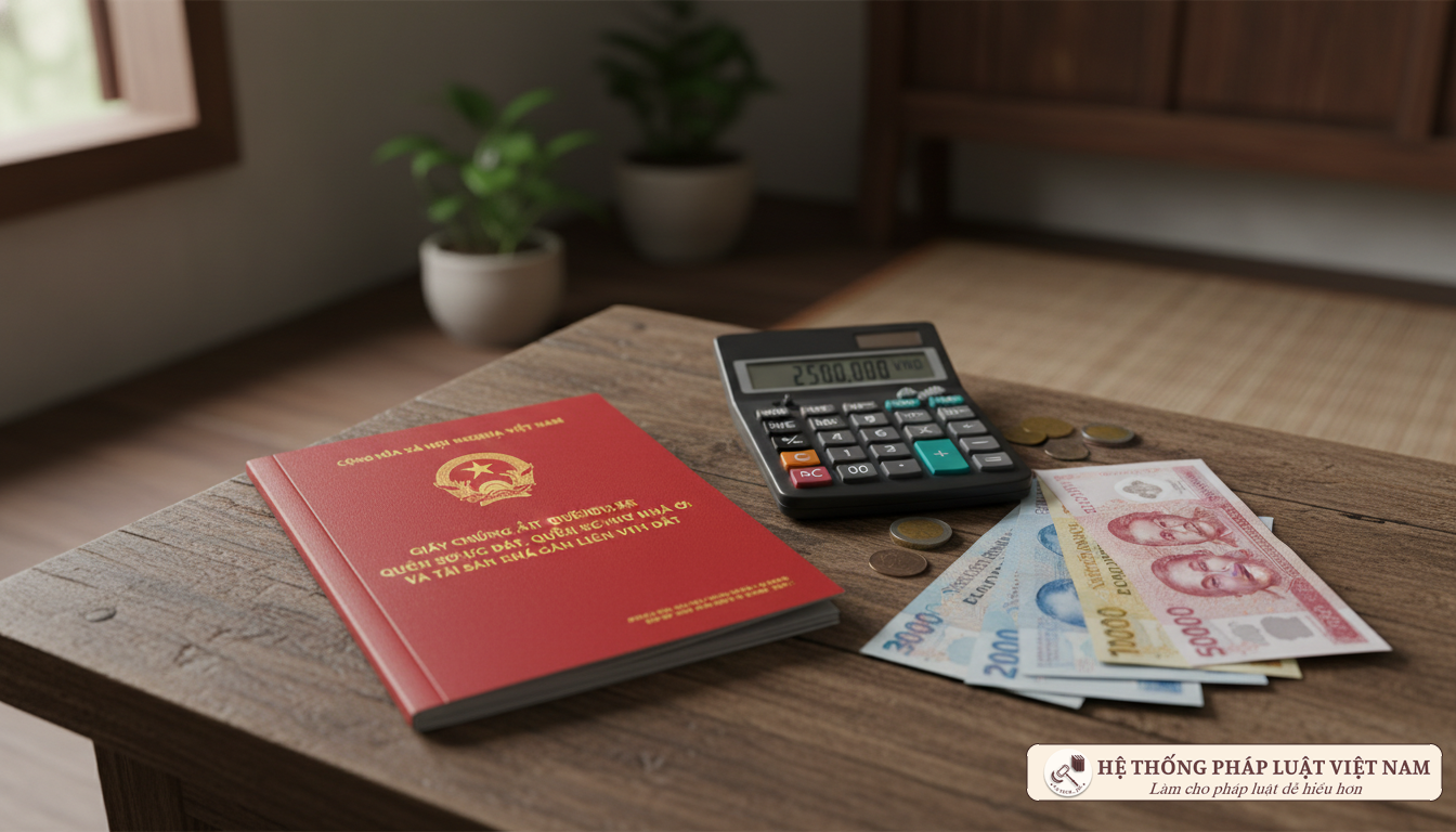 Phân tích chi phí làm sổ đỏ 2026