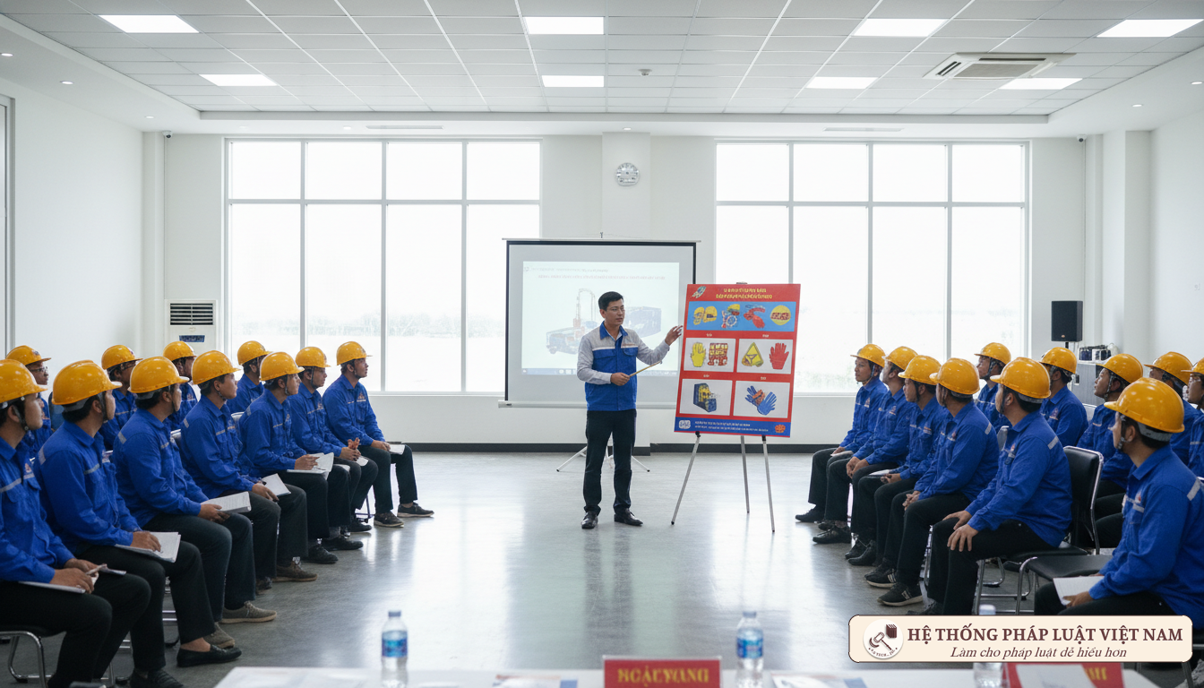 Tập huấn an toàn vệ sinh lao động cho công nhân