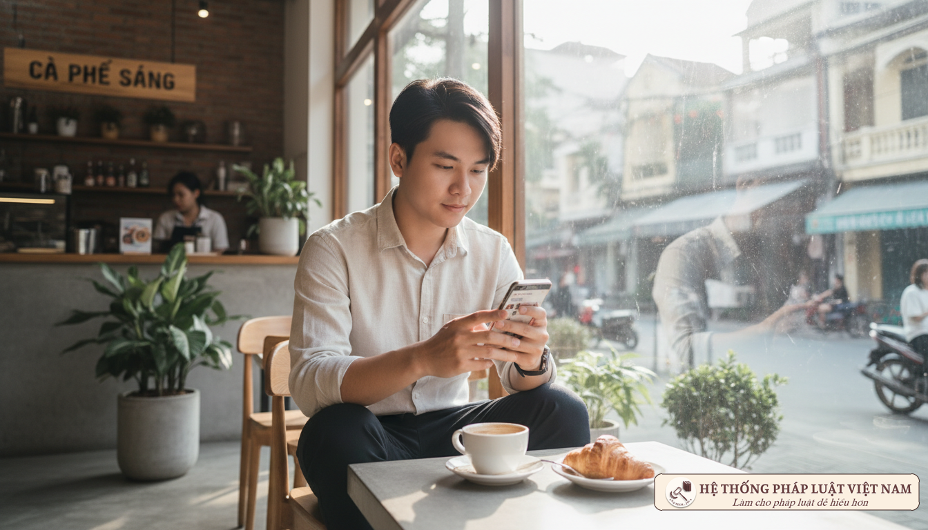 Người dùng sử dụng điện thoại truy cập mạng xã hội và báo chí
