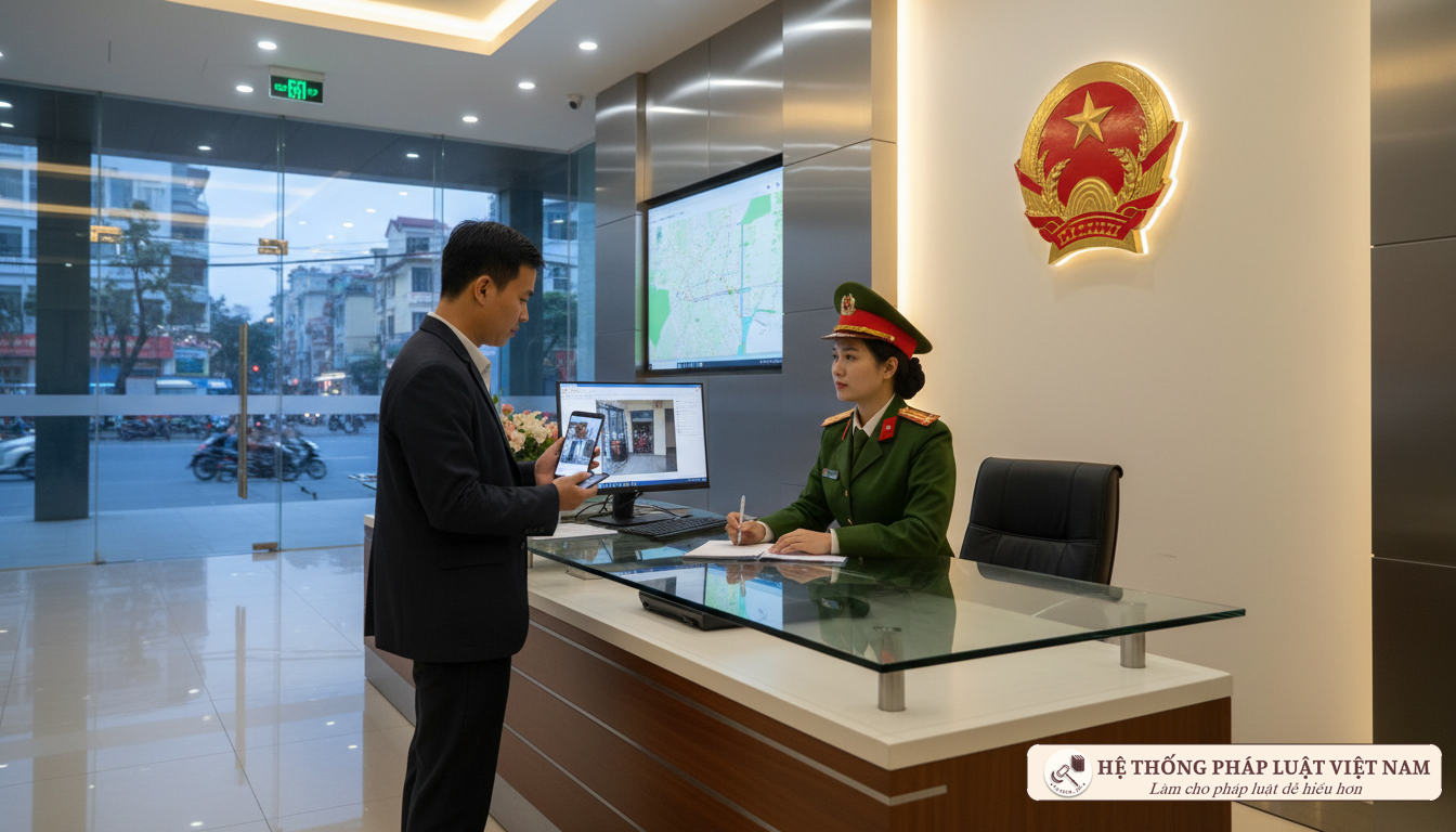 Trình báo cơ quan Công an