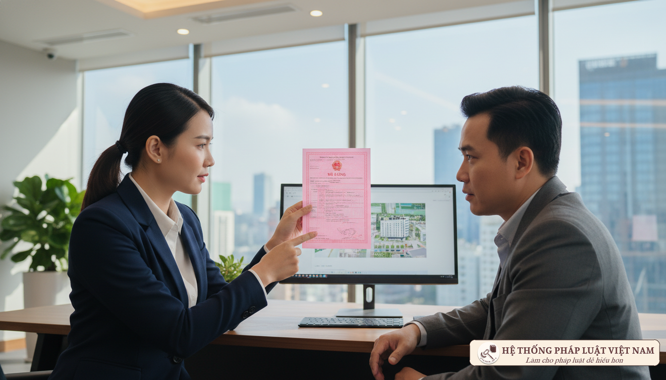 Kiểm tra tính pháp lý của Sổ hồng qua mã vạch Tư vấn kiểm tra Sổ hồng